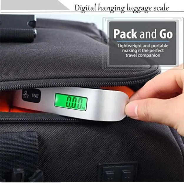 Portable Digital Luggage Scale - 20pcs, LCD Display, 110lb/50kg_10