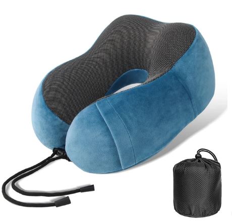 Soft Memory Foam U-Shaped Travel Pillow - Neck Massager for Comfort_10